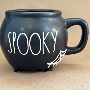 Rae Dunn by Magenta Black Spooky Cauldron Mug.